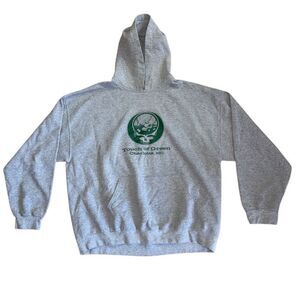 Touch Of Green Charlotte NC Grey Unisex Hoodie Sweater - Size XL